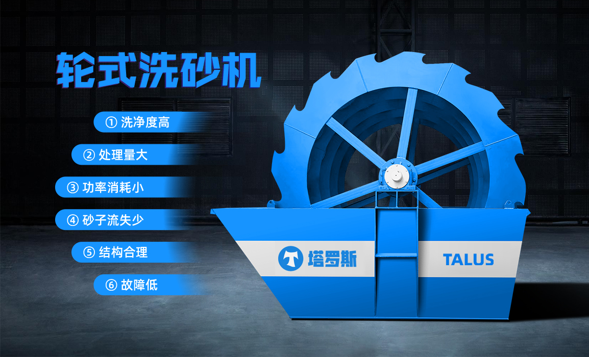 轮式洗砂机